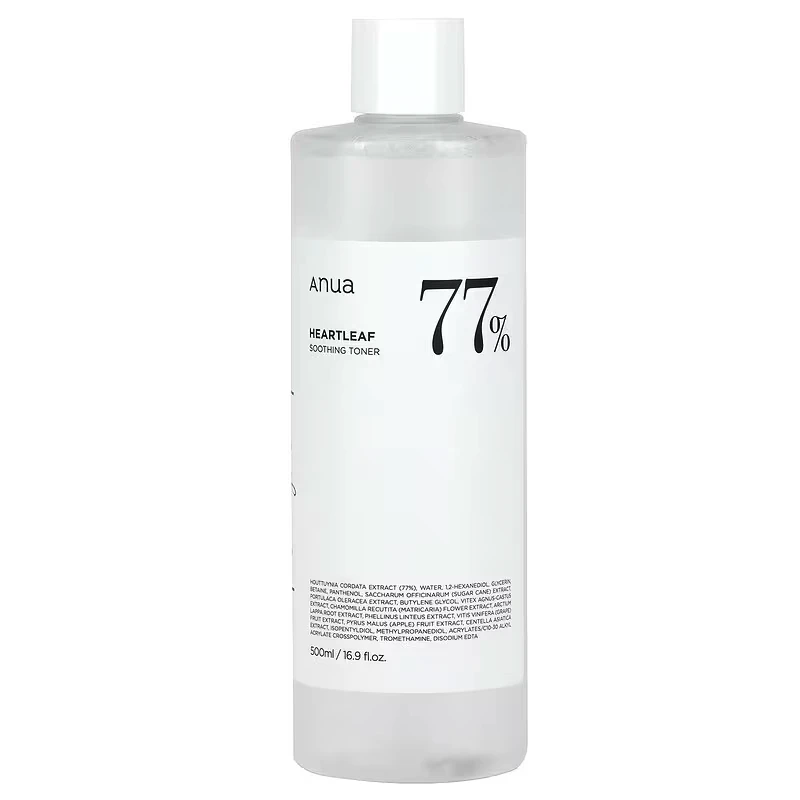Anua - Heartleaf 77% Soothing Toner, 500ml