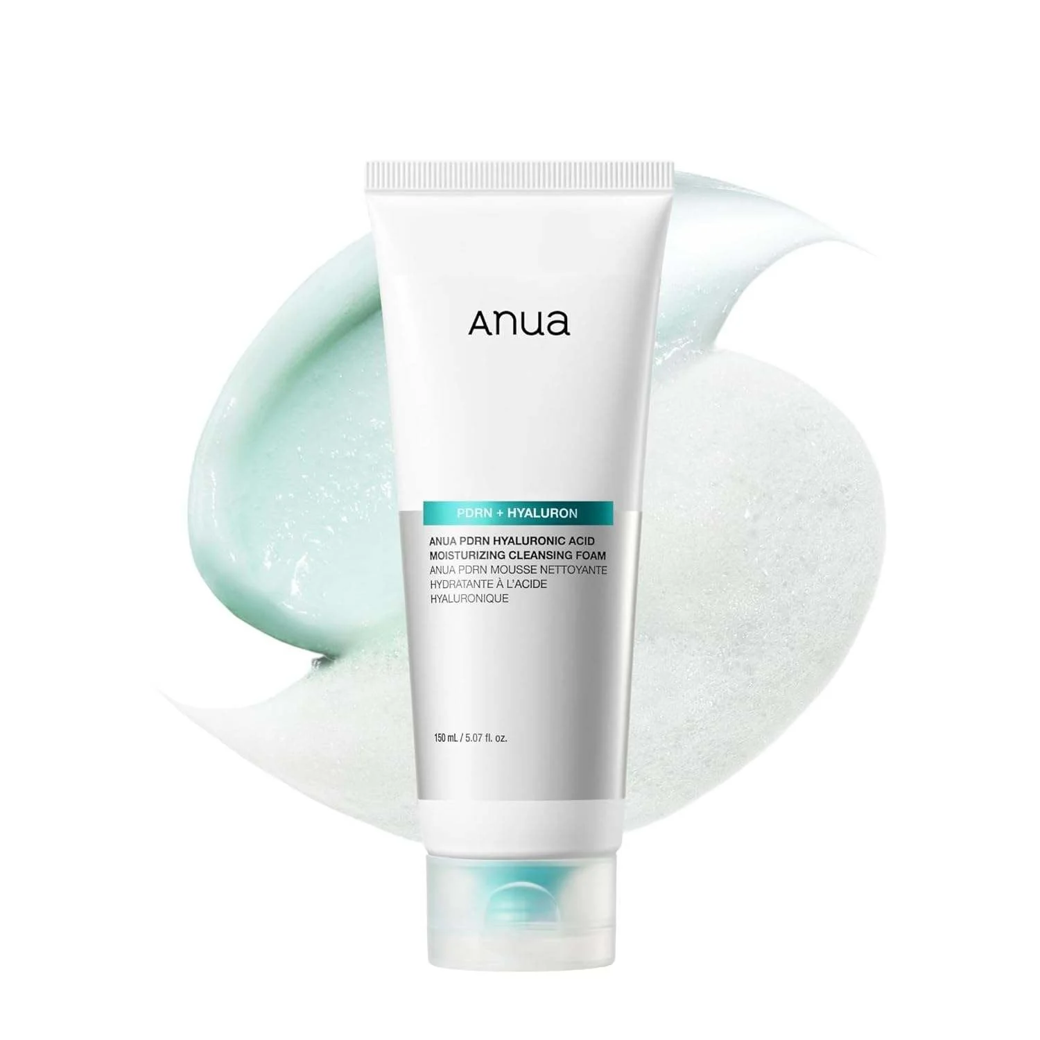 Anua - PDRN Hyaluronic Acid Moisturizing Cleansing Foam 150ml